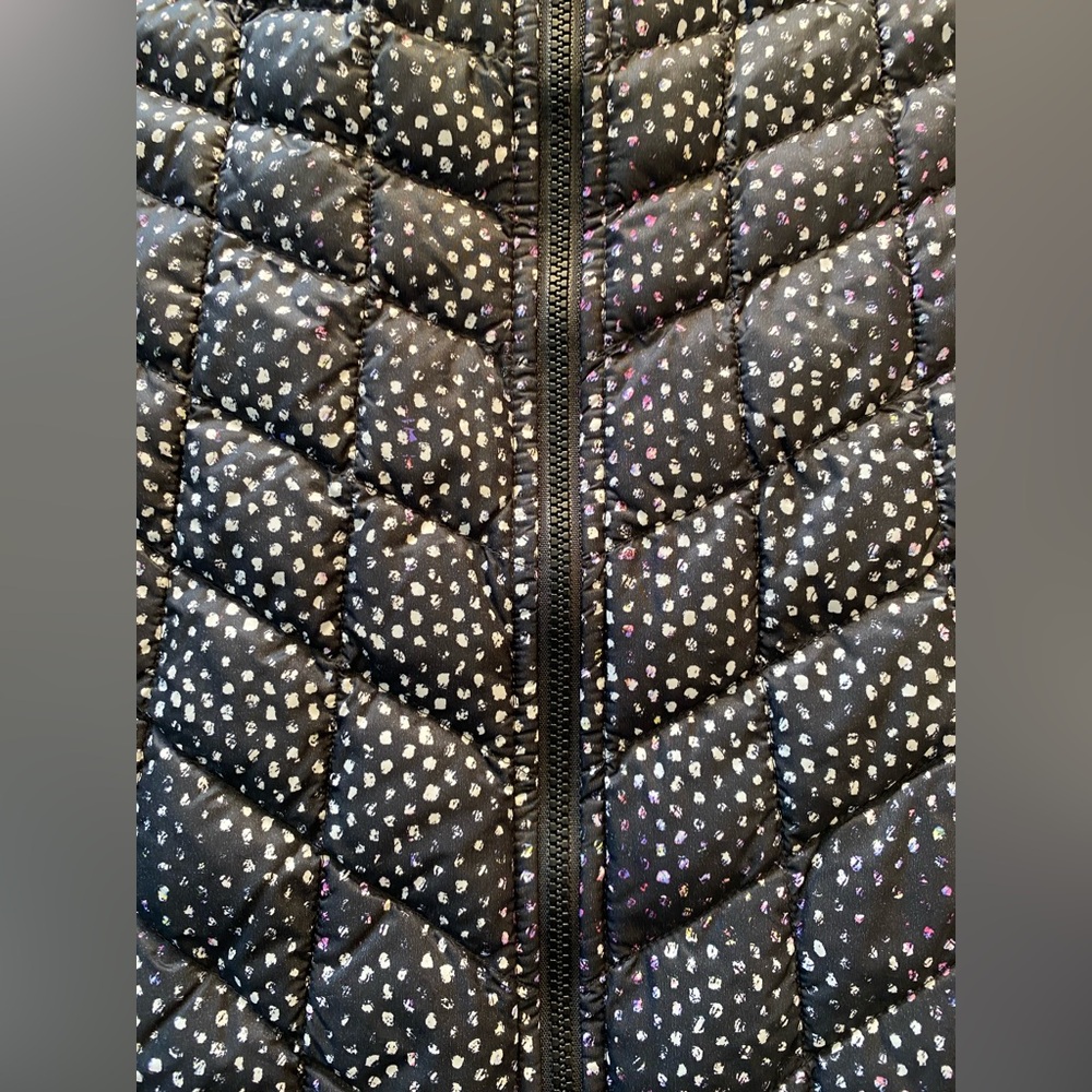 The North Face Womens Medium Black/polka dot/speckled vest - Picture 3 of 9